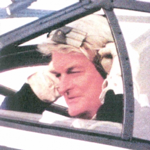 Sir Adrian Swire in a Rapide 1992