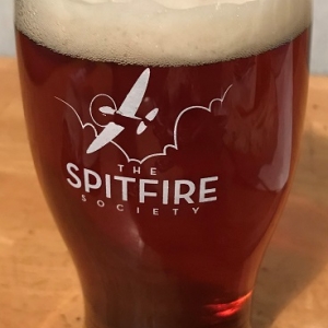 Spitfire Society pint glass